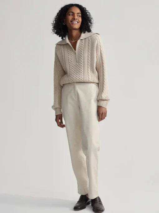 Camello Cable Knit Parchment