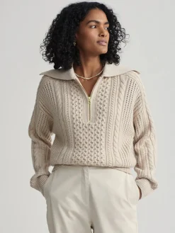 Camello Cable Knit Parchment