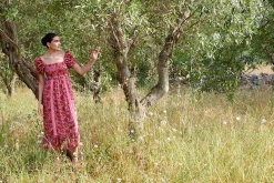 Camilla Dress Magenta Rosa