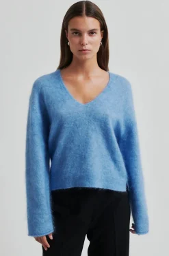 Camryn Knit V-Neck Marina