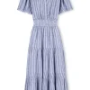 Cannes Dress Lake View Stripe
