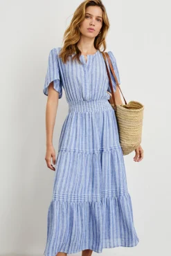 Cannes Dress Lake View Stripe