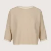 Canonbie Button Contrast Cashmere Beige/Ice