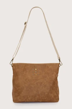 Caramel Balalaika Bag Beige Strap