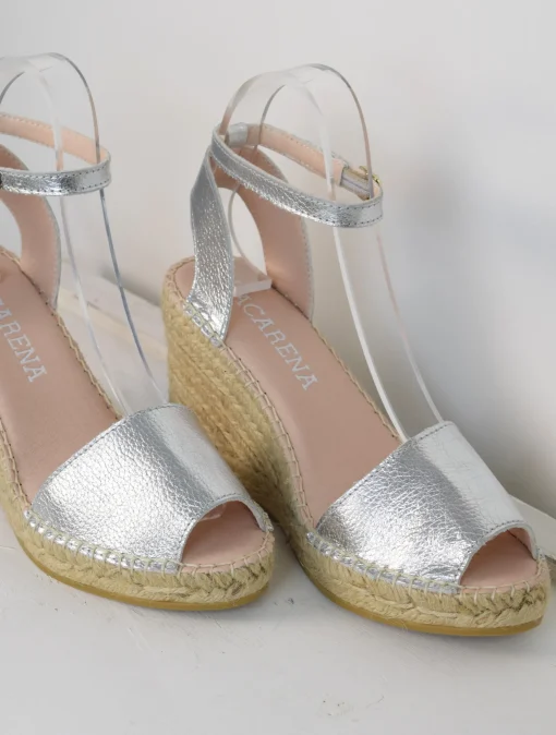 Carla Espadrille Silver