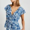 Carmine Top Chambray Floral