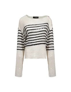 Casey Top Black Stripe