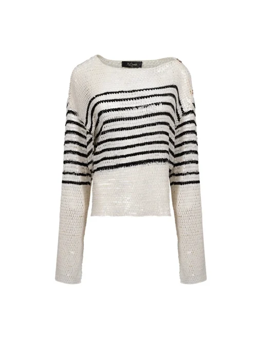 Casey Top Black Stripe