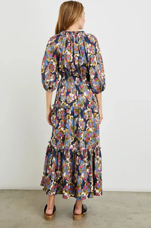 Caterine Dress Navy Wildflower