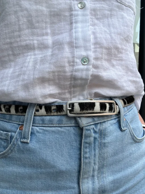 Cavallino Belt Zebra Narrow