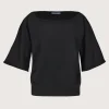 Chantelle Boat Neck Cashmere Black