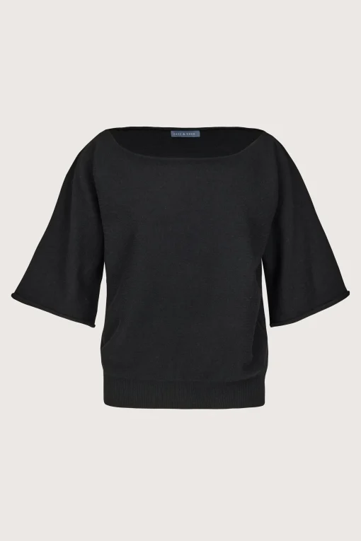 Chantelle Boat Neck Cashmere Black