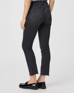 Cindy Jeans Raw Hem Black Lotus