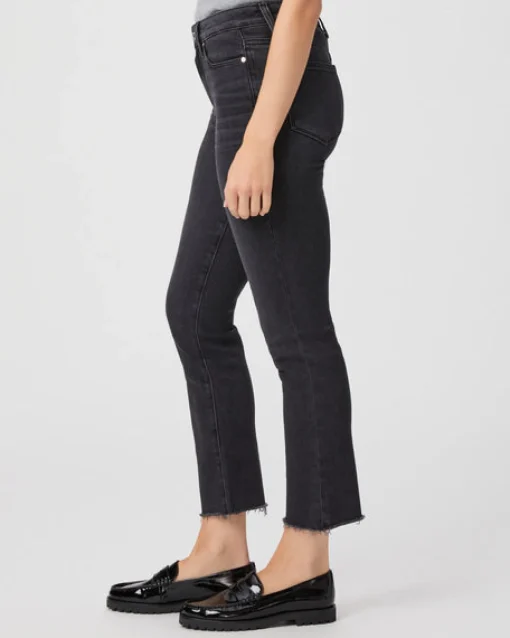 Cindy Jeans Raw Hem Black Lotus