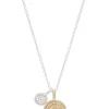 Circle of Life Dual Divided Disc Necklace