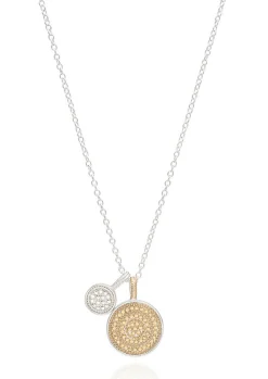 Circle of Life Dual Divided Disc Necklace