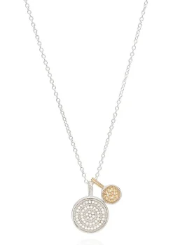 Circle of Life Dual Divided Disc Necklace