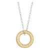 Circle of Life Open "O" Charity Necklace 16-18" Gold/Silver