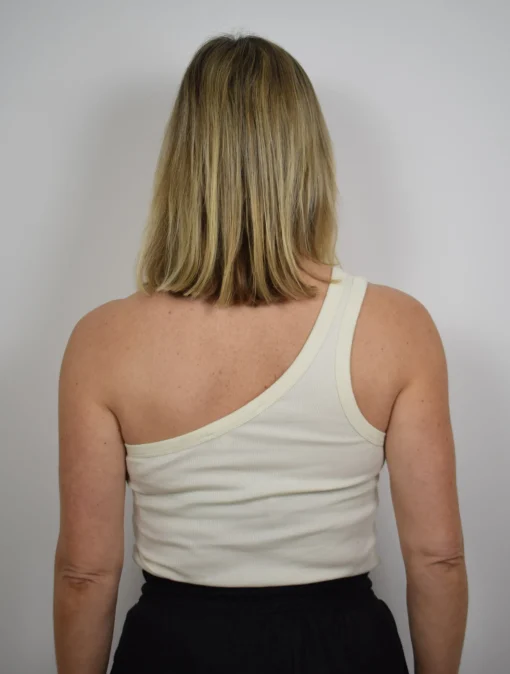 Clara Sleeveless Tee Ecru