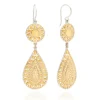 Classic Double Drop Flower Earrings