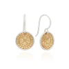 Classic Flower Dish Drop Earrings