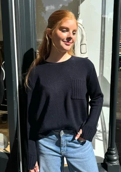 Claudia Knit Navy