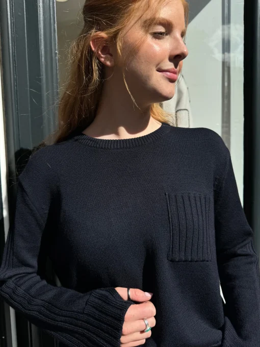 Claudia Knit Navy
