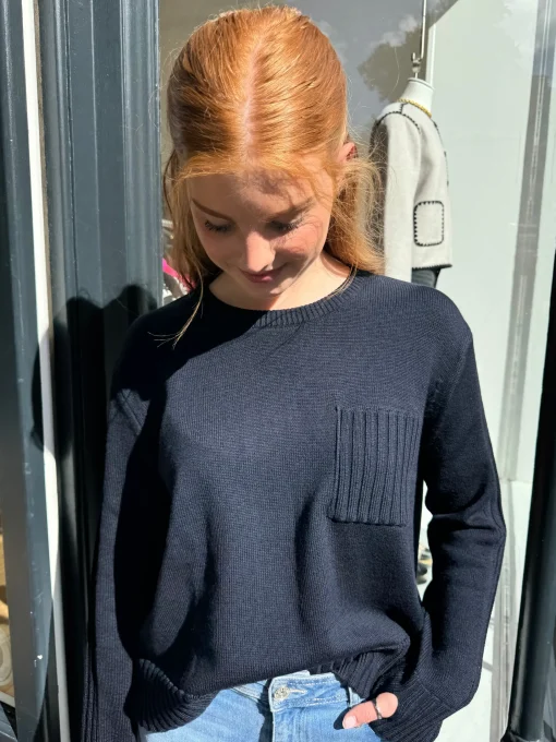 Claudia Knit Navy