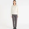 Claudia Knit Off White
