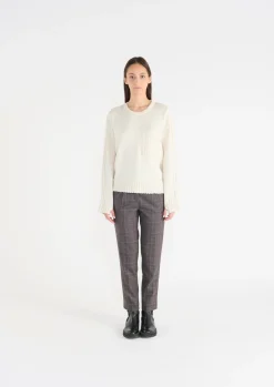 Claudia Knit Off White