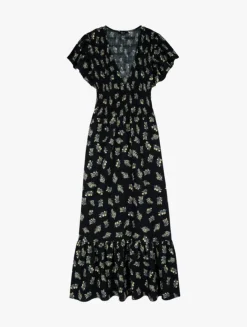 Clementine Dress Dark Amaryllis