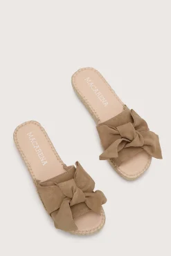 Cleo Bow Slider Taupe