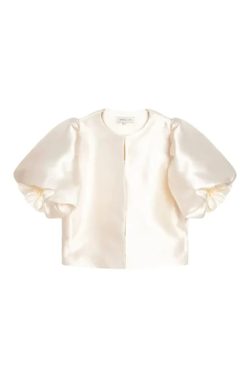 Cleo Puff Sleeve Top Ivory