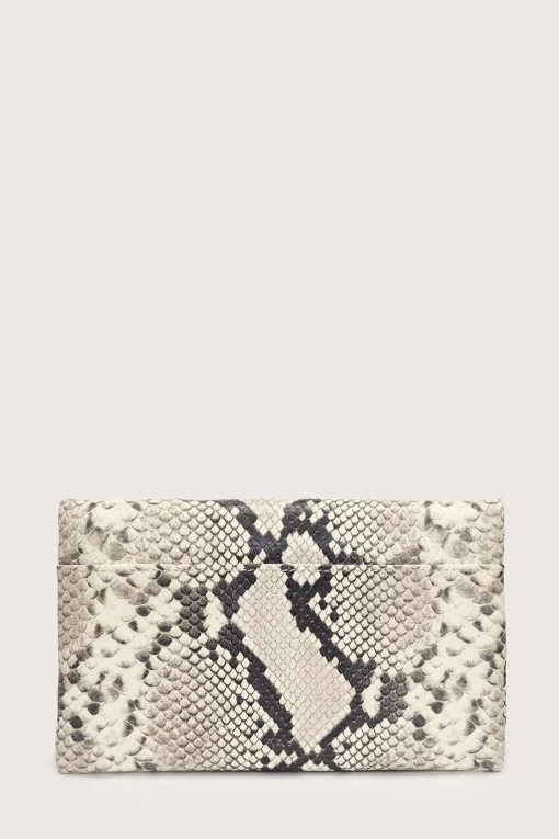 Clutch Pitone Beige