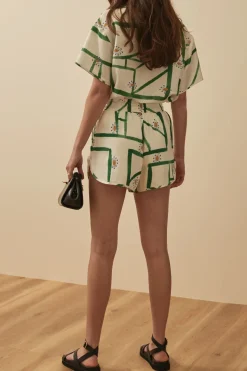 Cosima Shirt Sirus Grid