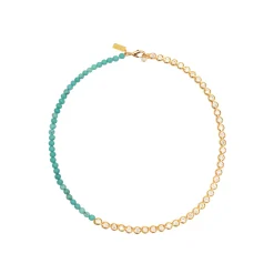 Cubic Zirconia Choker Turquoise