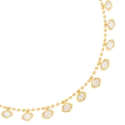 Cubic Zirconia Drop Choker