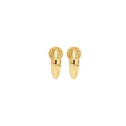 Curved Studs Gold