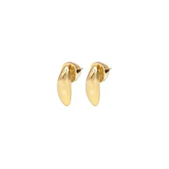 Curved Studs Gold