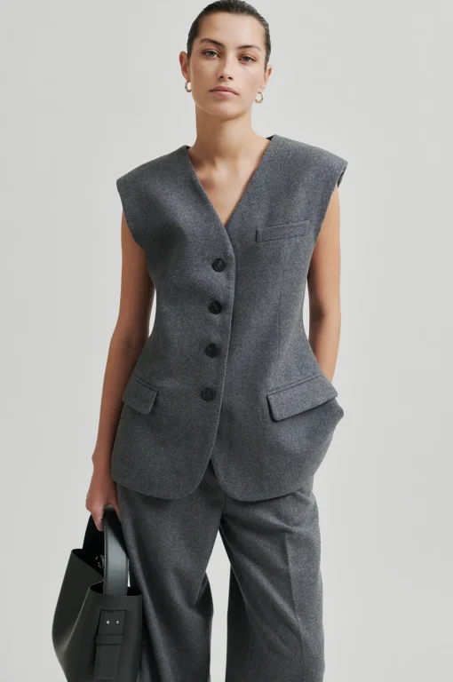 Daze Trousers Grey Melange