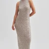 Dazzling Dress Vintage Khaki