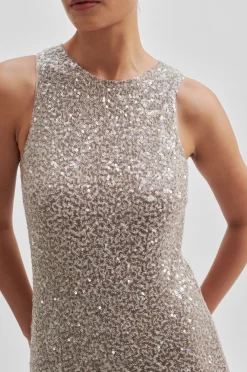 Dazzling Dress Vintage Khaki