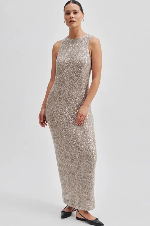 Dazzling Dress Vintage Khaki