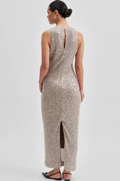 Dazzling Dress Vintage Khaki