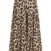 Dominica Tiered Skirt Leopard
