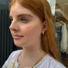 Donut Hoops Small Gold