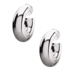 Donut Hoops Small Silver