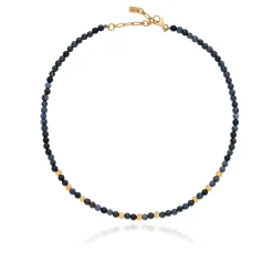 Dumortierite Beaded Necklace