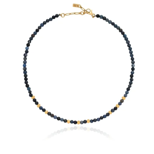 Dumortierite Beaded Necklace