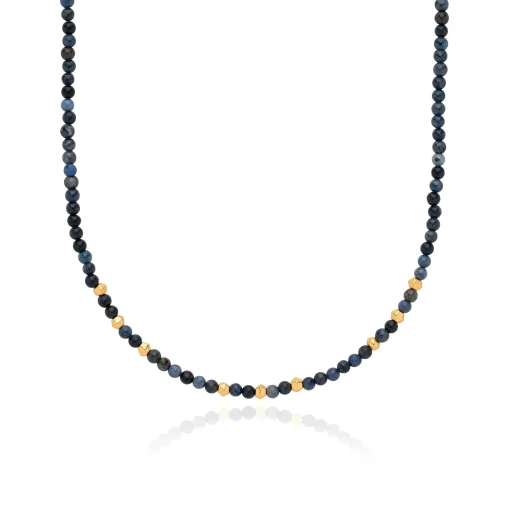 Dumortierite Beaded Necklace